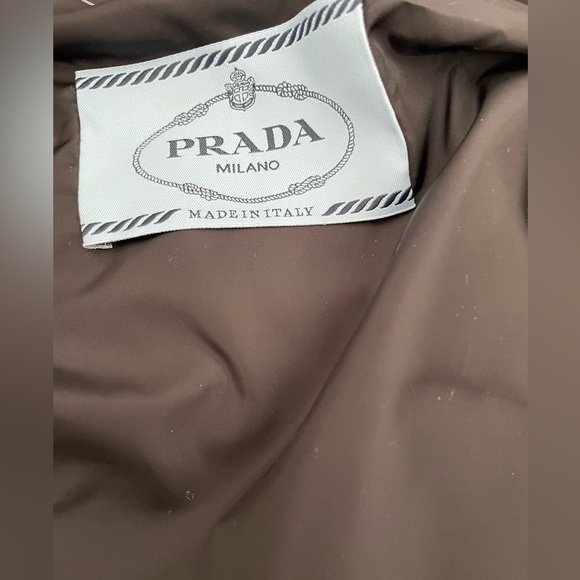 Prada women Logo Intarsia Zip-Up Padded Jacket NWT - Picture 7 of 10